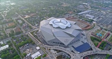 Atlanta Havalimanı v441 Mercedes-Benz Stadyumu üzerinde dönüyor - Mayıs 2018