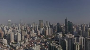 Şangay Çin Havayolları v122 Gerçek şehir manzarası - Ekim 2018