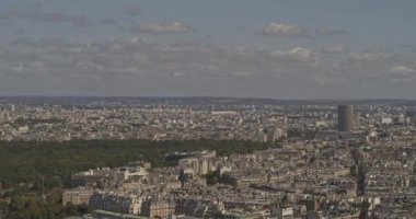 Paris France Havayolları v15 Panoramik şehir manzarası 8. Arrondisement, Park ve banliyö manzaralı - Ağustos 2018