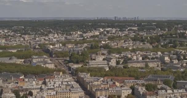 Paris France Aerial V71 Panoramic Cityscape View City Versailles View — Stock Video