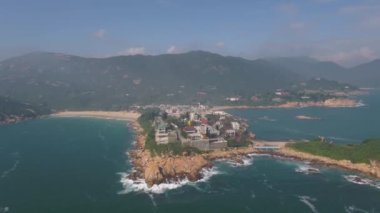 Hong Kong Havayolları v58 Shek O Köyü üzerinde alçaktan uçuyor - Şubat 2017