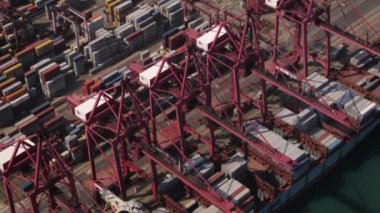 Hong Kong Havacılık v108 Kapalı Kuşbakışı geniş kargo gemisinin etrafından ve üstünden - Şubat 2017