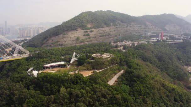 Aerial V162 Flying Low Lantau Link Park 2017 — 비디오