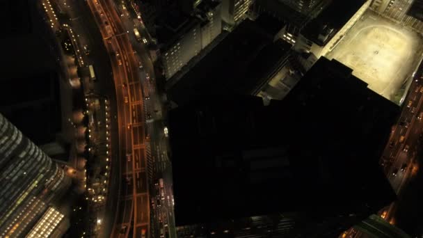 Tokyo Japan Aerial V52 Vertical Shot Panning City Scape Views — Video Stock