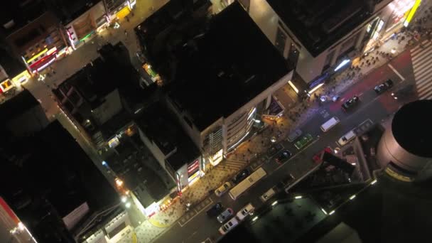 Tokyo Japan Aerial V102 Birdseye Kilátás Alacsonyan Repül Körül Híres — Stock videók