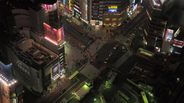 Tokyo Japan Aerial V103 Birdseye Вид Летить Низько Навколо Знаменитого — стокове відео