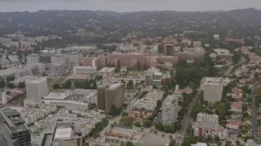 Los Angeles Havayolları v264 Westwood ve Bel Air şehir manzaraları, yükselen manzara - Ekim 2019