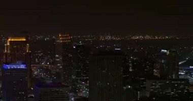 New Orleans Louisiana Havayolları v17 Panning 'den şehir merkezinin kuş bakışı detaylarına - Ağustos 2018