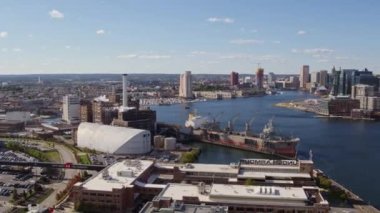 Baltimore Maryland Hava Yolları v10 Tide Point Endüstrisi 'nin etrafında şirket karargahı detaylarıyla - Ekim 2017