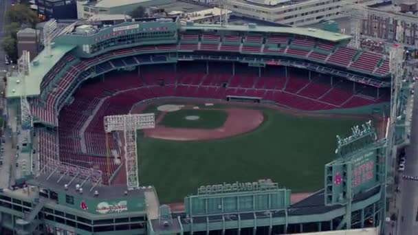 Boston Massachusetts Havacılık V220 Panning Birdeye Detayı Fenway Park Ekim — Stok video