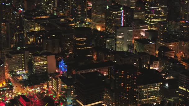 Montreal Quebec Aerial V109 Birdseye Uitzicht Vliegen Laag Rond Zomer — Stockvideo
