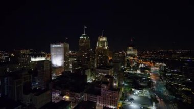 Newark New Jersey Hava Yolları V7 Şehir Merkezi Gece Çarşısı Market Caddesi - Ekim 2017