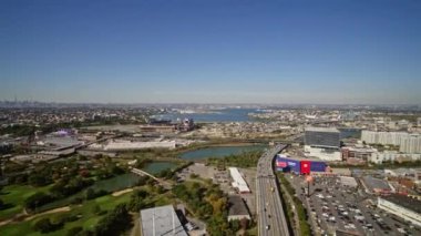 New York Havayolları v139 Queens ilçesinin gerçek manzarası - Ekim 2017