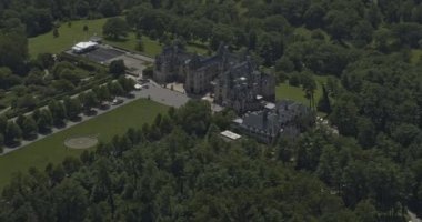 Asheville North Carolina Havacılık v23 Panning kuş gözü Biltmore Malikanesi - Temmuz 2019