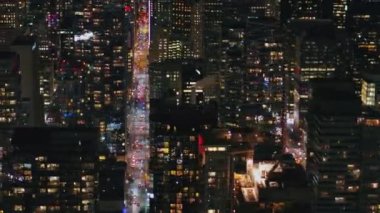 Toronto Ontario Havacılık v67 Birdeye gece yarısı - Ekim 2017