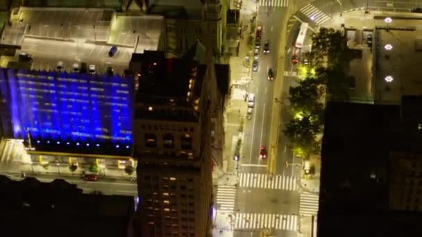 Philadelphia Pennsylvania Aerial V103 Panning Birdseye Centro Cidade Com Vistas — Vídeo de Stock