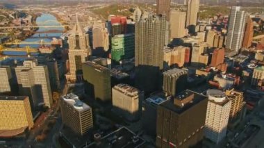Pittsburgh Pennsylvania hava aracı v27 Şehir merkezinin hızlı uçan kuşu - Ekim 2017