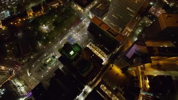 Providence Rhode Island Aerial Panning Birdseye Vertical Rotating Birdseye Downtown — Wideo stockowe