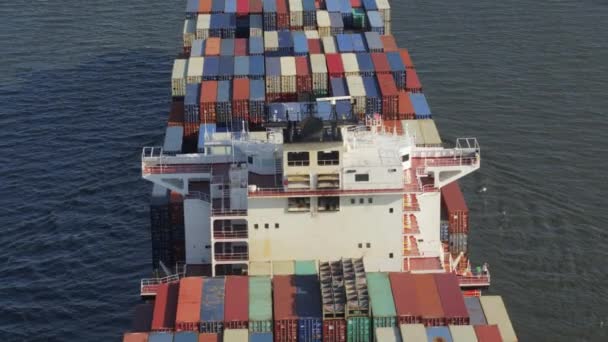 Charleston South Carolina Aerial V101 Panning Detail View Looking Container — Stock videók