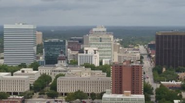 Columbia Güney Carolina Havacılık v17 Panoramik şehir manzarası Capitol 'ün çekiminde - Ekim 2017