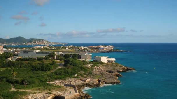 Maartin Aerial V61 Flying Low Maho Reef Area Panning Airport — Video