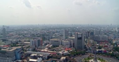 Bangkok Tayland Havacılık V134 Zafer Anıtı yakınlarından Yavaş Panorama