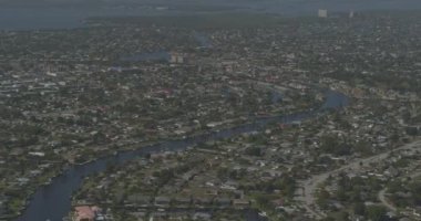 Cape Coral Florida Havacılık v5 Caloosahatchee nehri ve komşuları - DJI Inspire 2, X7, 6k - Mart 2020