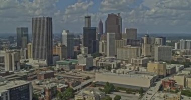 Atlanta Georgia Havacılık V639, banka ve tarihi bina DJI Inspire 2, X7, 6k - Temmuz 2020