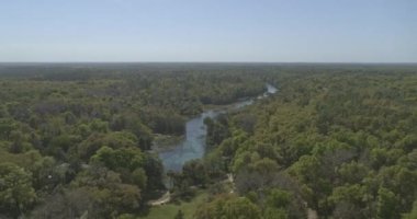 Gökkuşağı Springs Florida Havayolları V8 gökkuşağı nehir parkı üzerinde geniş bir görüş alanı - DJI Inspire 2, X7, 6k - Mart 2020
