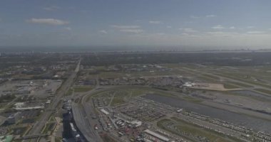 Daytona Beach Florida Havayolları v12 geniş açılı uluslararası yarış pisti DJI Inspire 2, X7, 6k - Mart 2020
