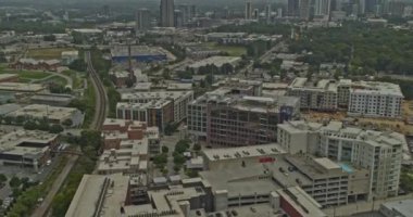 Atlanta Georgia Havacılık V628 Batı Yakası Bölgesi ve ufuk çizgisi - DJI Inspire 2, X7, 6k - Temmuz 2020
