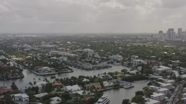 Форт Лодердейл Флорида Аэропорт V27 Города Семь Островов Санрайз Кей — стоковое видео
