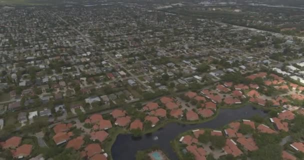 North Naples Florida Aerial Luxury Homes Properties Gulf Coast Dji — Stock Video