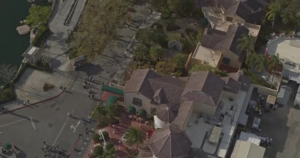 オーランドフロリダ航空V24バードアイ遊園地のショット Dji Inspire 2020年3月 — ストック動画