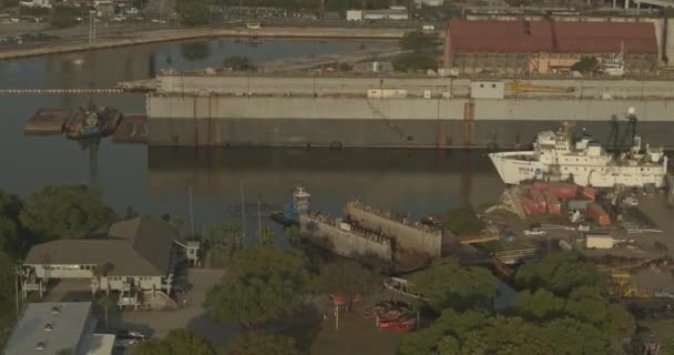 Tampa Florida Havayolları V21 Kanal Bölgesi Nde Liman Ekspres Yolu — Stok video