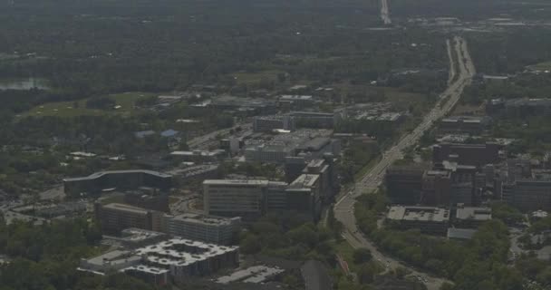 Gainesville Florida Havayolları V10 Üniversite Hastanesi Kampüsünü Çevreleyen Manzarayı Ortaya — Stok video