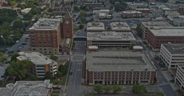 Marietta Georgia Aerial Birdseye Prise Vue Mairie Quartier Paysage Pendant — Video