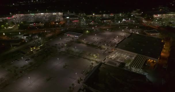 Daytona Beach Florida Aerial Letf Jobbra Panning Felfedi Híres Nemzetközi — Stock videók