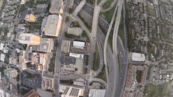 Атланта Сити над центром города — стоковое видео