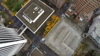 Binalar üzerinde hava şehir Portland