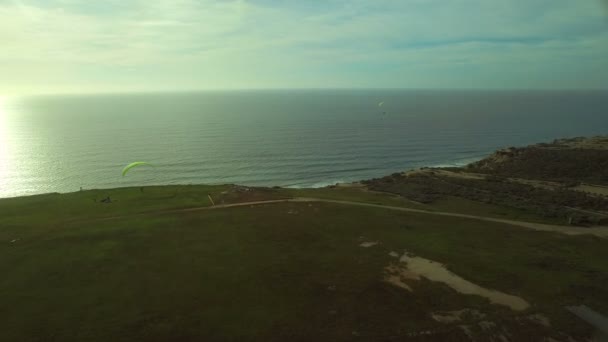 Torrey Pines und Black 's Strand — Stockvideo