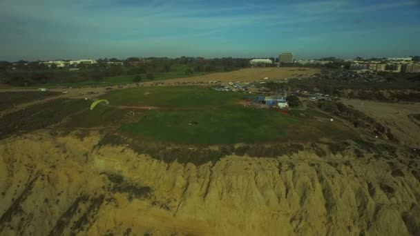 Torrey Pines en Black's Beach — Stockvideo