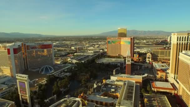 Miejski las vegas — Wideo stockowe