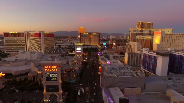 Лас-Вегас міський пейзаж — стокове відео