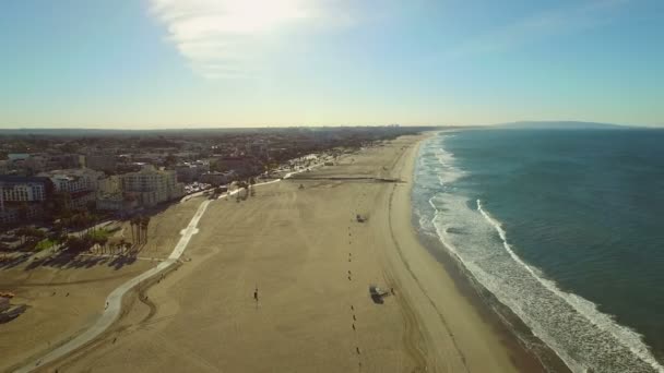 Seebrücke Santa Monica — Stockvideo