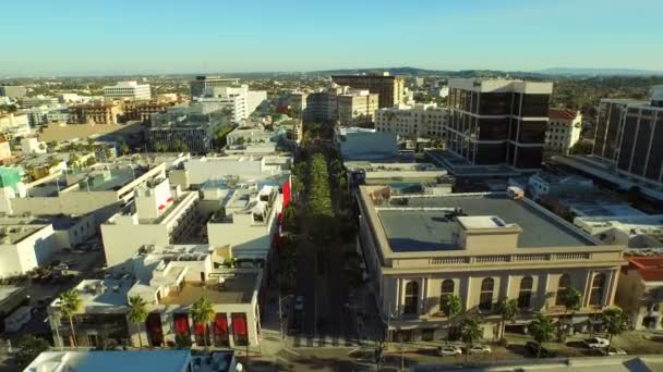 Beverly Hills downtown — Stock Video