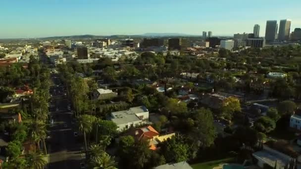 Beverly Hills centro da cidade — Vídeo de Stock