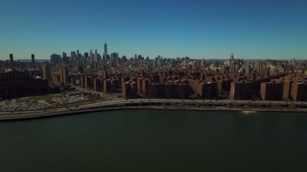 New York City-antenne — Stockvideo