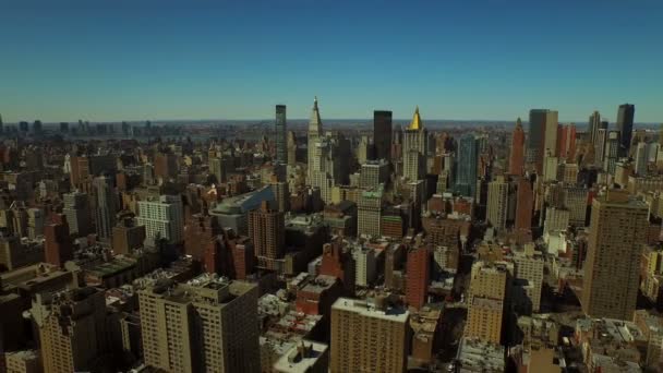 Nowego Jorku z lotu ptaka — Wideo stockowe