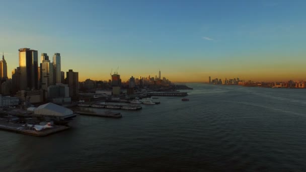 New York City Aerial — Stock Video